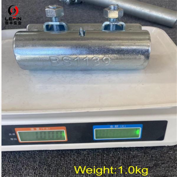 China BS1139 Scaffolding Sleeve Coupler Factory price Coupleur de manchon d'échafaudage  Acoplador de manguito para andamios 008615122519420 (23)